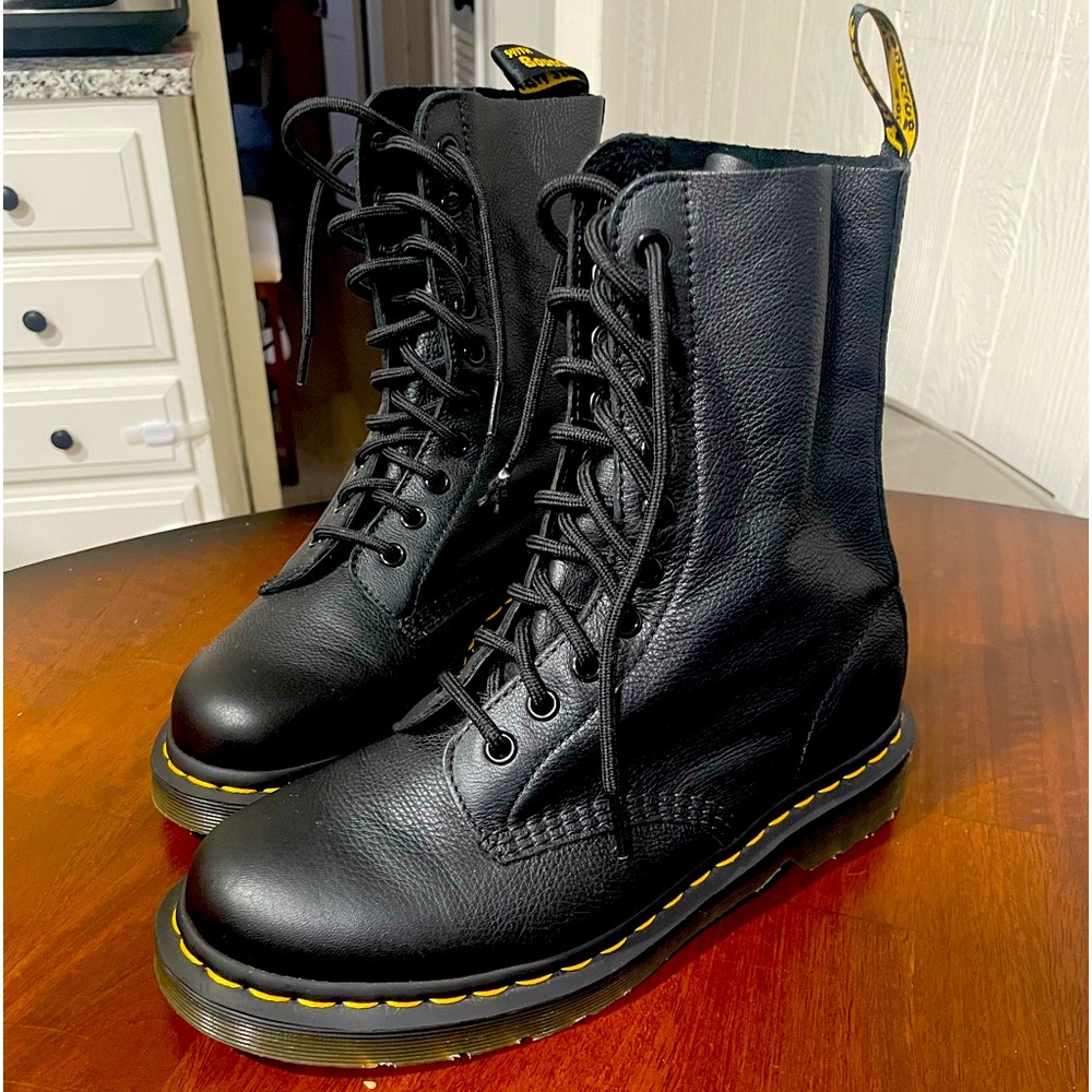 Black Dr. Marten boots